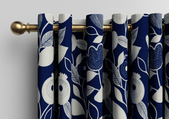 Nordic, Indigo - Made to Measure Curtains - Image 12